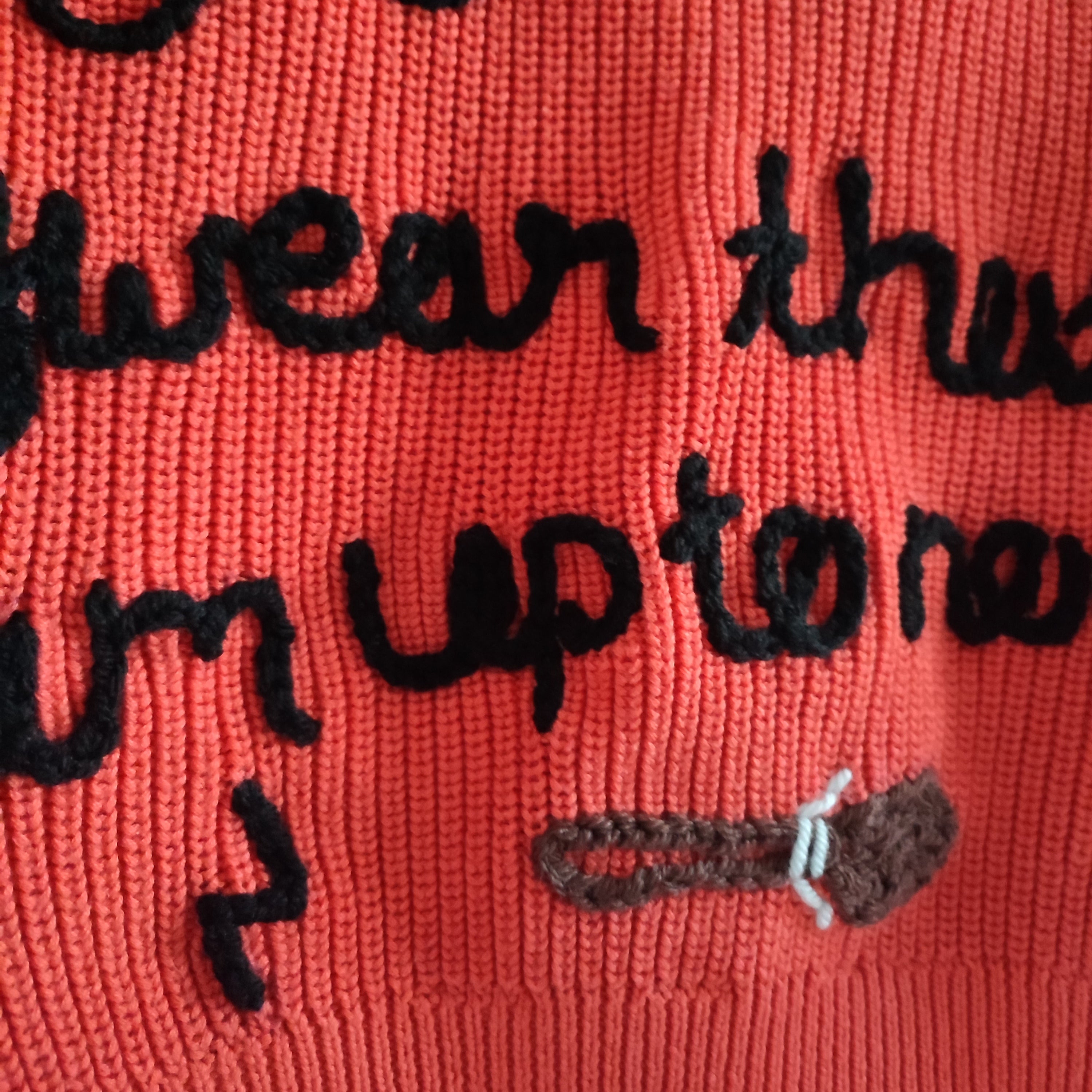 Ready to buy Harry Potter hand embroidered orange jumper 6-8 years