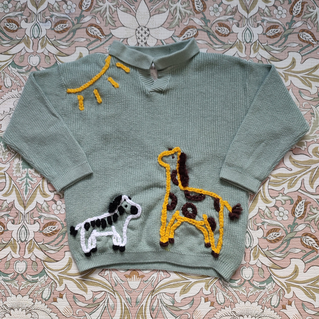 Mystery knit- name + medium design