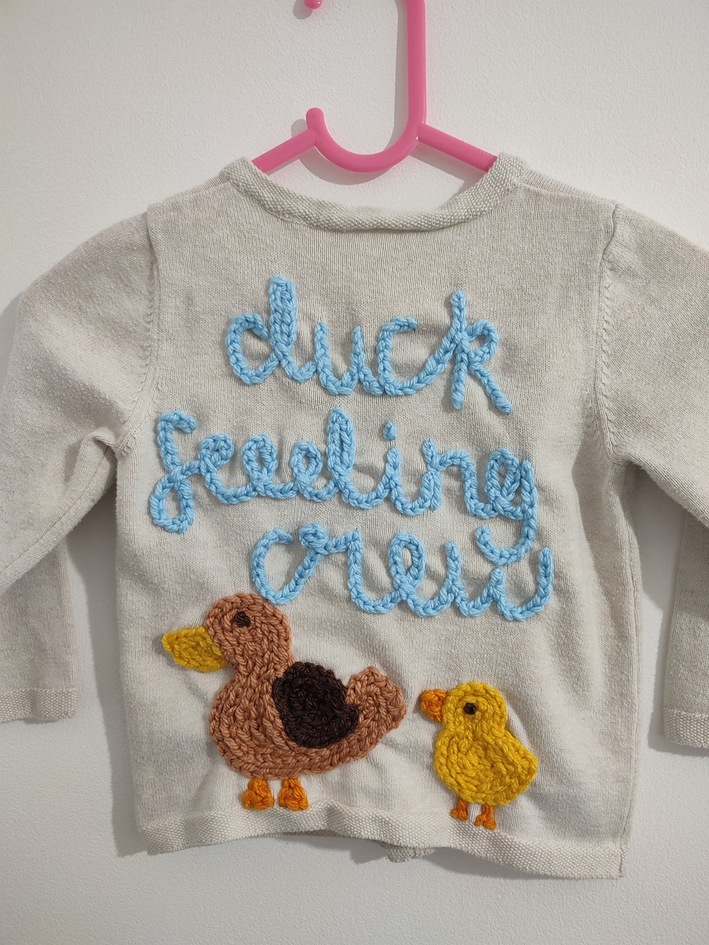 Mystery knit- name + medium design