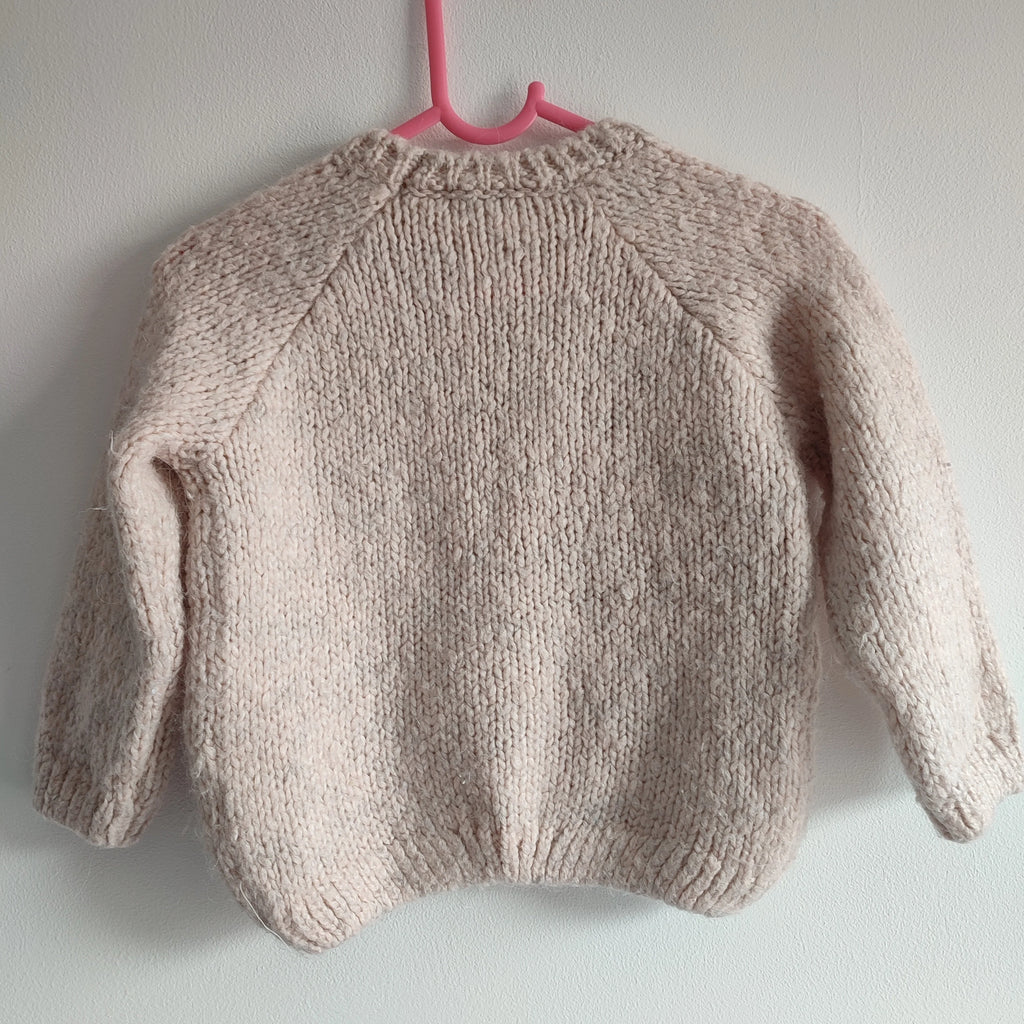 Handmade Embroidered Toddler Jumper, Girls Just Want to Have Fun, 12-18 Months
