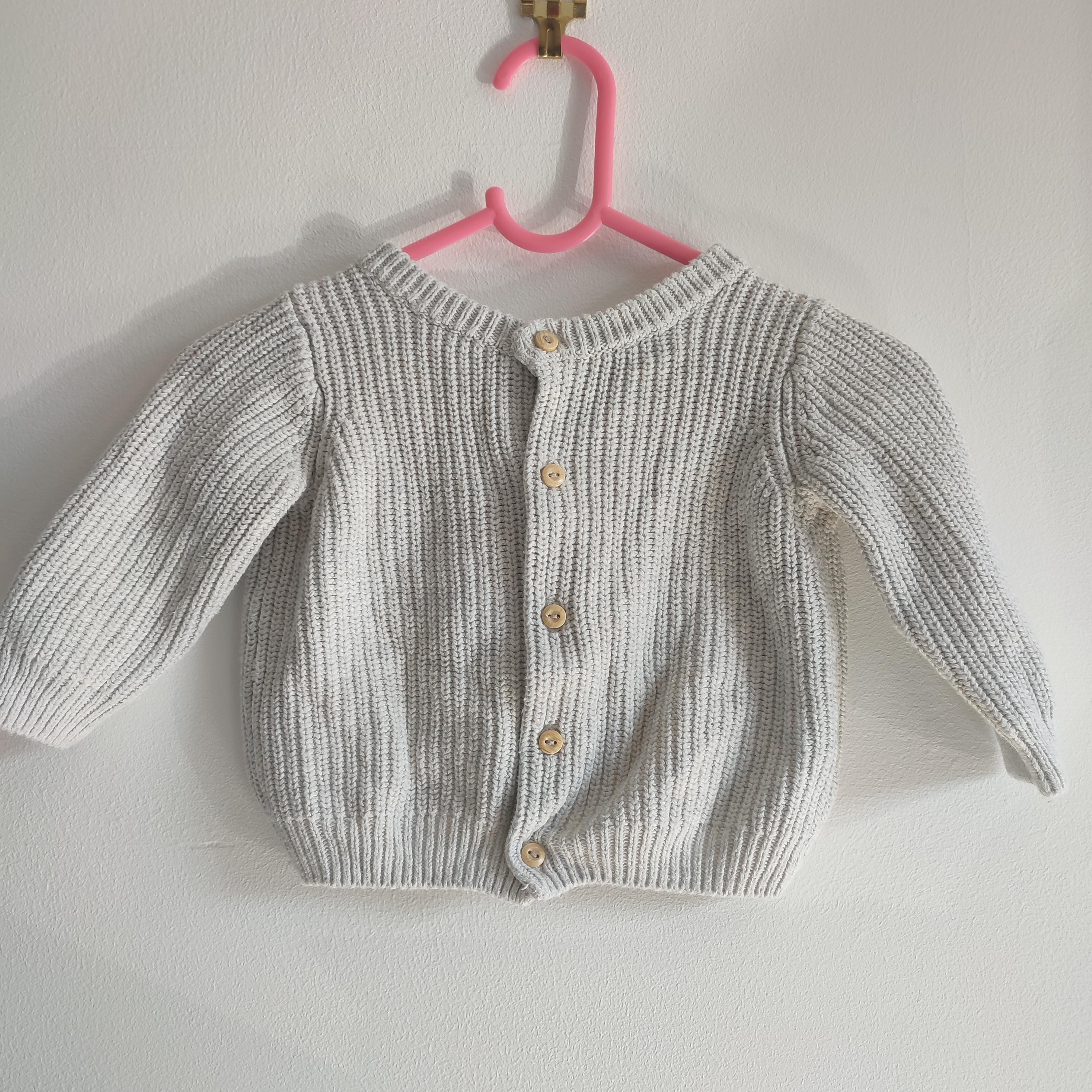 Hand embroidered our little miracle rainbow baby cardigan. Size 3-6 months