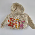 Handmade Embroidered Winnie the Pooh Cardigan, 3-6 Months