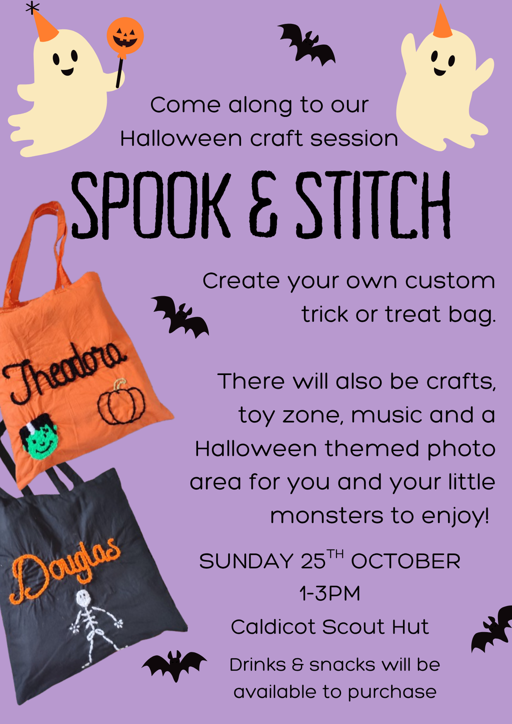 Little Craft Club Halloween special- Caldicot