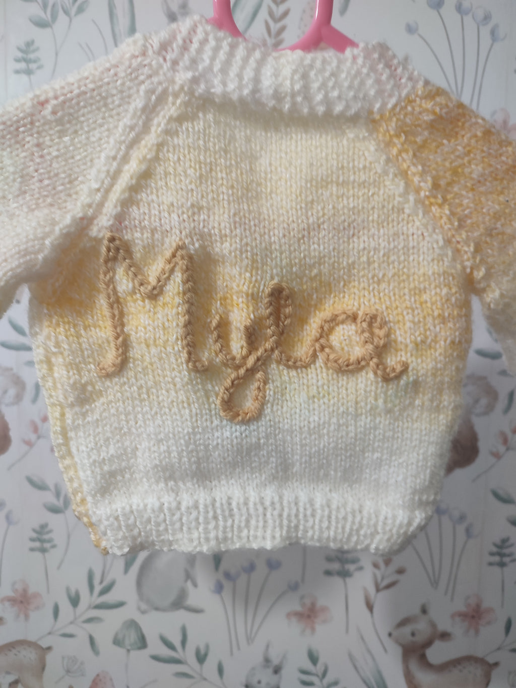 Personalized mystery knit- name only