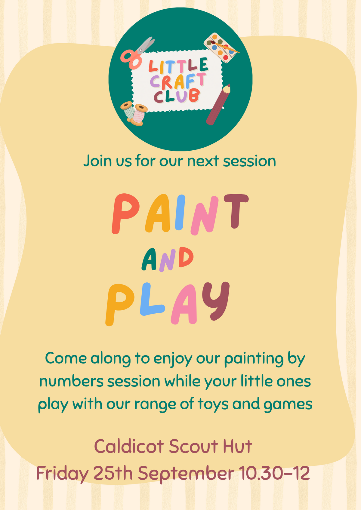 Little Craft Club- Paint & Play, Caldicot
