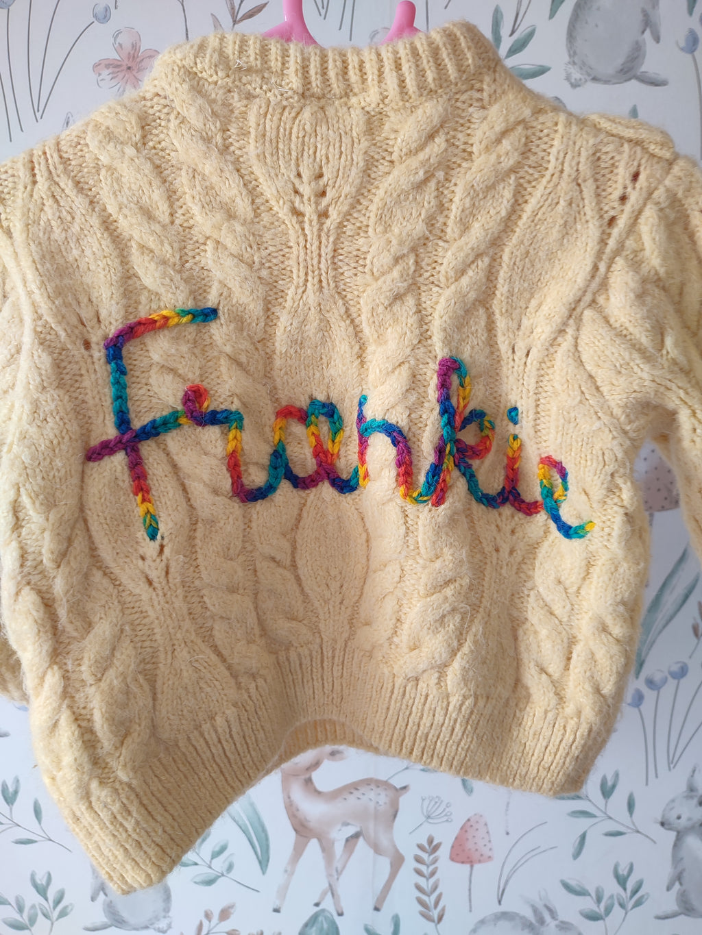 Personalized mystery knit- name only