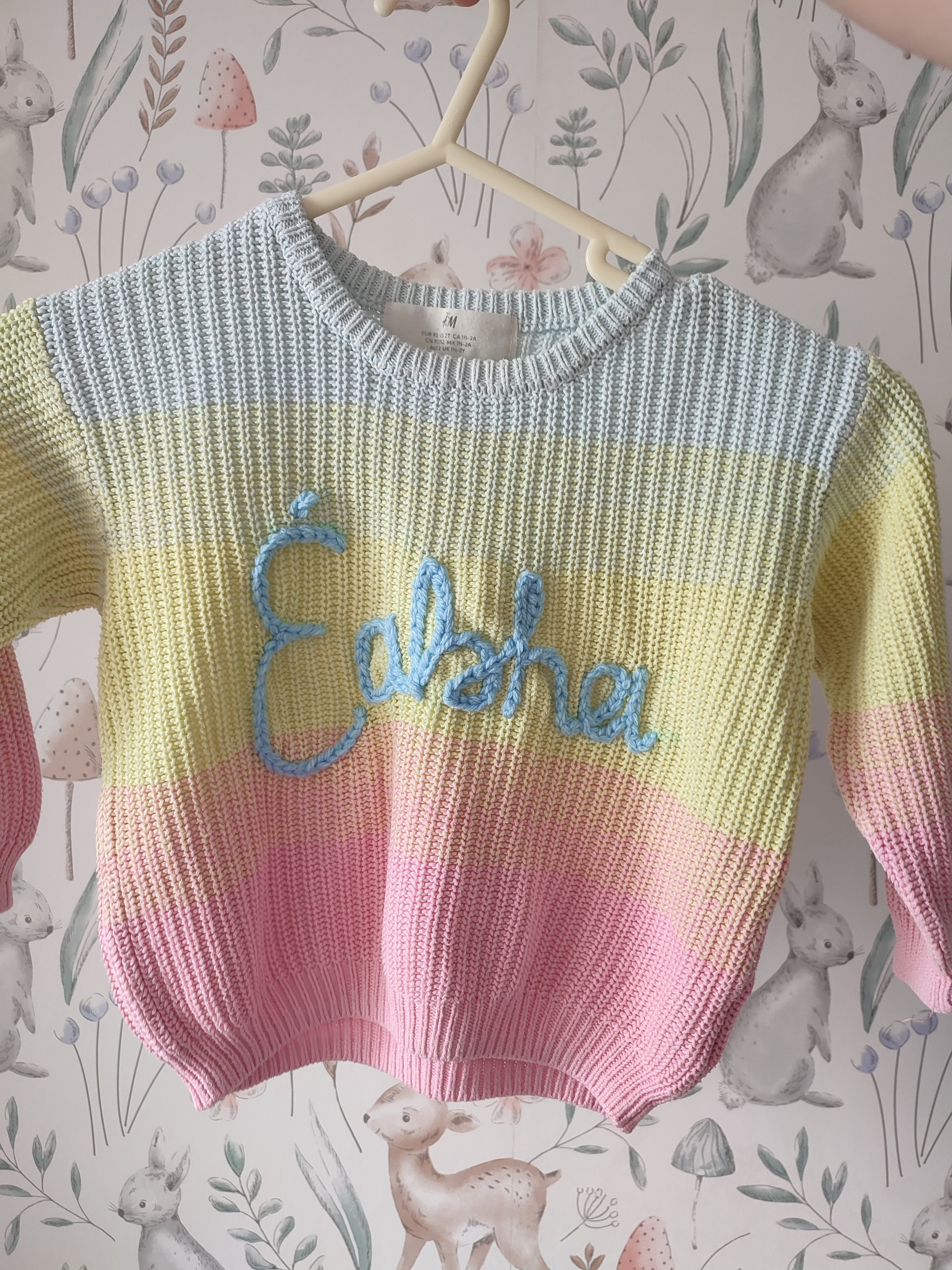 Personalized mystery knit- name only