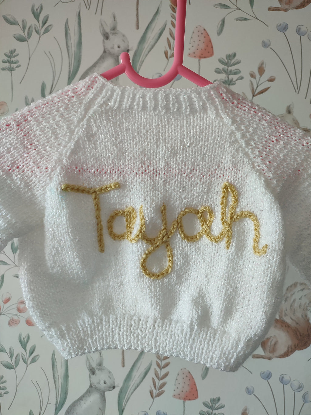 Personalized mystery knit- name only